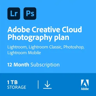 Adobe Foto-Abo | 1 Benutzer - 1 Jahr | 1 TB Cloud-Speicher