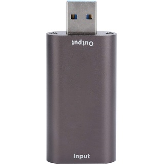 USB HDMI-Videoaufnahmekarte, 4K 60Hz HDMI auf USB 3.0 Audio-Videoaufnahmegerät für DVD- / Kameraaufzeichnungen, für / Android / OS X.