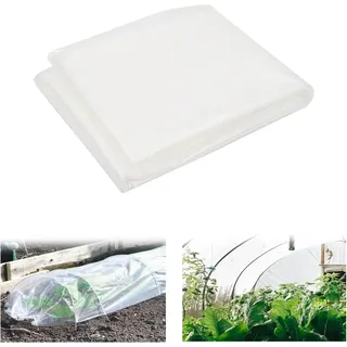 STOUCLA Transparent Gewächshausfolie, Plastic Film,Reißfest Treibhausfolie, für Gartenarbeit Treibhaus Folientunnel,2x3m