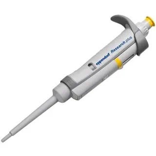 Eppendorf Research plus Mechanische Pipette, Einkanal, Gelb, 20 μL-200 μL