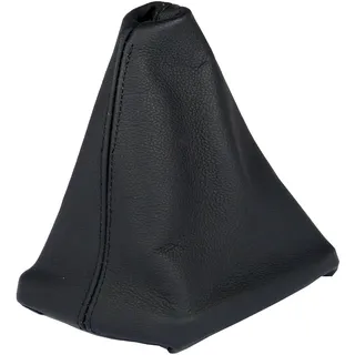 Schaltsack für Audi A4 B5 - Bj. 1994 - 2001 - aus echtem Leder - Schwarz - Schaltmanschette - Manschette für Gangschaltung - Schalthebelmanschette für Schaltgetriebe Abdeckung - Echtleder - A042