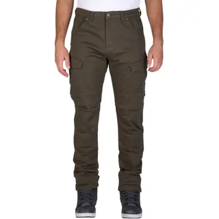 Modeka Brandon Cargo Jeans - Dunkelgrün - 28