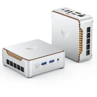 NiPoGi E2 Intel Alder Lake N95, 16G RAM 512G SSD, Windo 11 Pro Mini-PC (Intel Alder Lake-N N95, Luftkuhlung, Windows 11 pro, HDMI, DP, SSD erweiterbar bis 2TB, Wi-Fi 5, VESA-Mount)