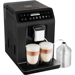 Krups Evidence Plus, Kaffeevollautomat, Schwarz