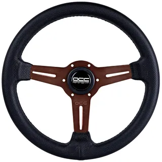 Occ Motorsport OCCVOL009 Sportlenkrad 32x29mm 350mm Leder Aluminium