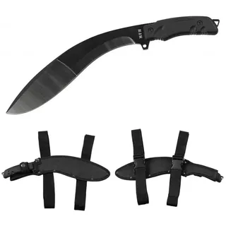 Max Fuchs MFH Machete, Kukri, schwarz, mit Nylonscheide