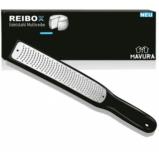 MAVURA REIBOX Premium Parmesanreibe Käsehobel Zester Reibe Raspel«, für Schokoladen Ingwer Käse Zitrone Parmesan Muskatnuss Ingwer Zimt