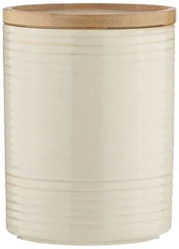 Ladelle Vorratsdose STAX - Keramik - beige - Höhe 16 cm Ø 12 cm