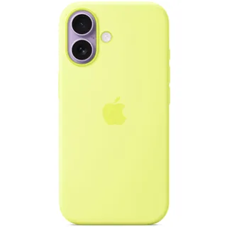 Apple iPhone 17 Silikon Case mit MagSafe Neongelb