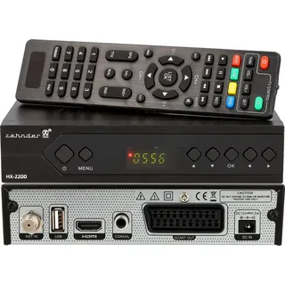 Zehnder HX 2200 Sat Receiver mit Aufnahmefunktion, HD fähig, Full HD, Digital Sat-Receiver