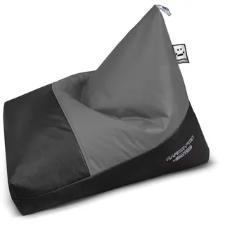 HAPPERS Sitzsack Gamer Pyramide Grau