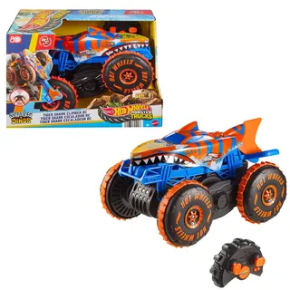 Mattel Hot Wheels Monster Trucks Tiger Shark Climber RC-Fahrzeug, batteriebetriebener