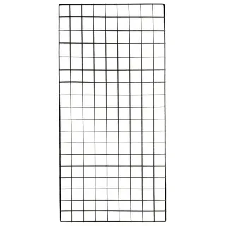 Yudu Trenngitter Wandgitter Wanddekor Gitter Pinnwand Ladenbaugitter Gitterwand schwarz 95 cm