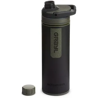 Grayl Ultrapress Purifier Wasserfilter Flasche (Größe 0,5L, schwarz)