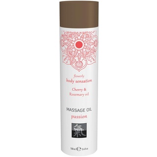 Hot Shiatsu Massage oil passion - Cherry & Rosemary 100 ml Massageöl
