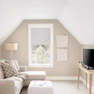 BLINDECOR Plissee ohne Bohren mit Klettverschluss, TR Basic 30 Grau, 60 x 190 cm, lichtdurchlässiges Plissee für Fenster