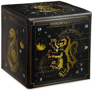 Harry Potter Adventskalender Kinder 2025 Cube Advent Calendar mit 24 Überraschungen Schmuck Haarschmuck Mädchen Schreibwaren Set Geschenk Idee