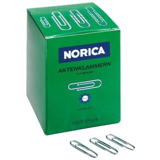 Norica Büroklammern silber