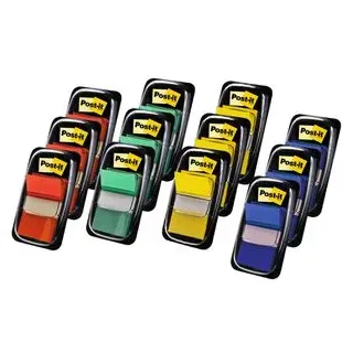 Post-it Index transparent, Folie, beschriftbar, 12x 50 Streifen