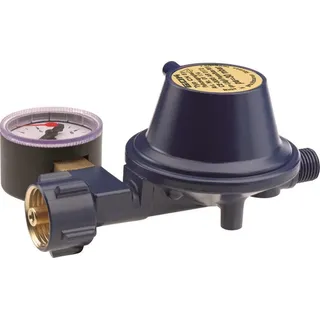 GOK Marine Regler mit Manometer KLF x G 1/4 LH-KN 29mBar 1,5kg/h