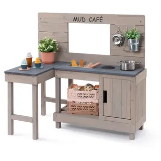 Muddy Buddy Matschküche Coffee Corner 100 x 60 x 95 cm