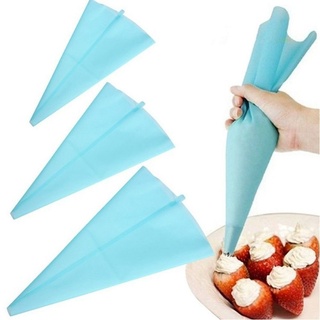 Silikon Dressiersack Spritzbeutel Silikon-Kuchen-Plätzchen Dekorieren Bag Pastry Piping Bag Wiederverwendbare,4 STÜCK