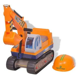 vidaXL 100089 vidaXL Aufsitzbagger Kunststoff Gelb
