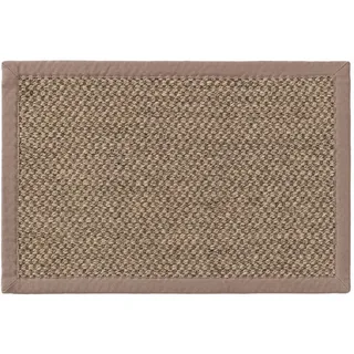 benuta pure Fußmatte Greta Grau 40x60 cm - Moderner Teppich für Wohnzimmer