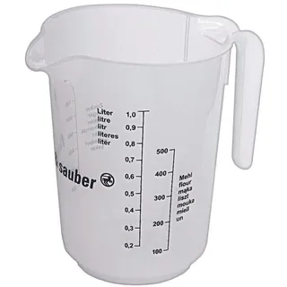 flink & sauber Messbecher glasklar