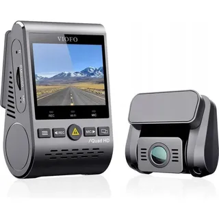 VIOFO A129 Plus Duo-g 2k + Full Hd Dashcam, - Black