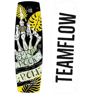 F2 Wakeboard Rock`N ́Roll Team Flow 136 cm Gelb 2025 gelb ONE SIZE