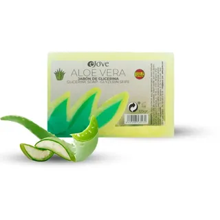 Ejove Aloe Vera Seife 125 g | Natürliche Aloe Vera Seife | Handgemachte Naturseife | Bio-Seife für Gesicht und Körper | Feuchtigkeitsspendende Seife ohne Sulfate | Vegane Seife für empfindliche Haut