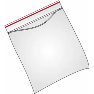 Veloflex Druckbandbeutel, 220 x 310 mm, PE-Folie 0,05 mm, Druckverschlussbeutel transparent, 100 Stück