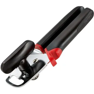 Tefal Ingenio Dosenöffner K20705 | Material: Kunststoff | Leicht zu reinigen | Spülmaschinengeeignet | Farbe: Rot/Schwarz, 1 Stück