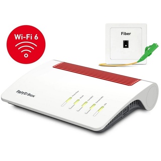 AVM FRITZBox 5590 FIBER Glasfaser Modem Wi-Fi 6 WLAN-Router rot