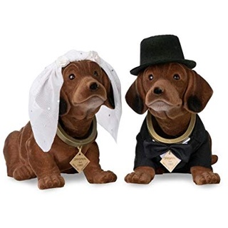 RAKSO Wackeldackel Hochzeitspaar