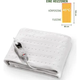 Grafner Wärmeunterbett 150 x 80 cm, elektro Heizdecke Wärmedecke WB10852