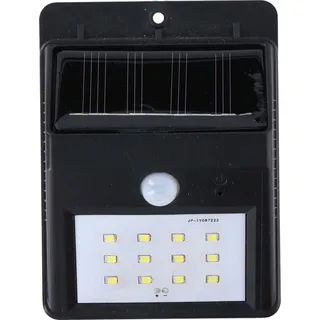 Grundig Solar-Wandleuchte – mit Bewegungsmelder bis 5 m – Außenleuchte – 20 lm – Schwarz