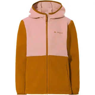 Vaude Pulex Ii Fleece Mit Durchgehendem Reißverschluss - Silt Brown / Rose - 110-116 cm