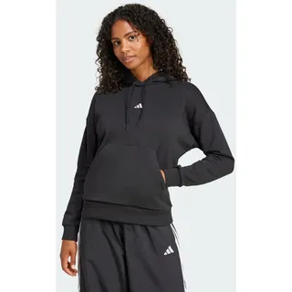 Adidas Essentials Small Logo Feel Cozy Kapuzenpullover Black / White S