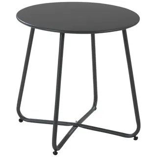 Outdoor Edge outdoor Beistelltisch LIAM, Anthrazit - verzinkter Stahl-Rahmen - 45 x 45 cm