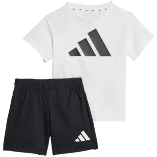 Adidas Essentials Tee Set - White / Black - 12-18 Monate