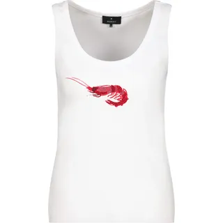 Monari Top mit Motiv-Prints, Hellrot, 44
