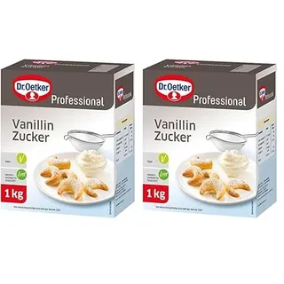 Dr. Oetker Professional Vanillin-Zucker, 2er Pack (1 x 1 kg)