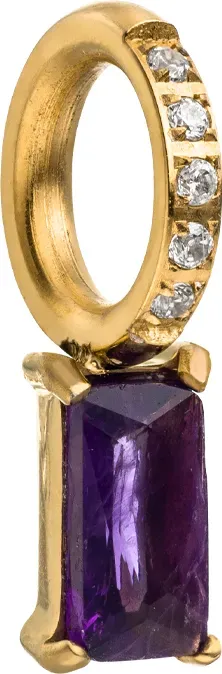 PURELEI Geburtsstein Februar Amethyst