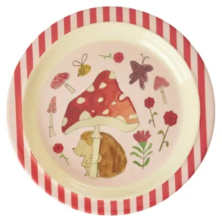 Rice Kinderteller Happy Forest Ø pink