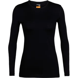 200 Oasis Crew Merino Langarm-baselayer - Black XL