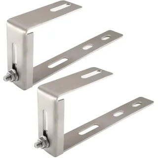 Square Hooks für Montageset Balkonkraftwerk Gelände (für 1 Modul)