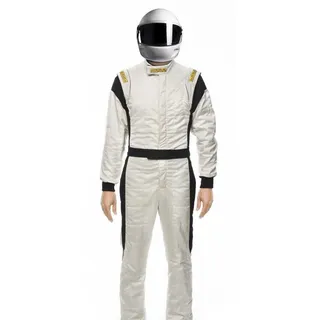 MOMO Rennfahreranzug "Top Light EVO" Farbe: weiß/schwarz ,Gr.: 64,TUTTOPLWHT64
