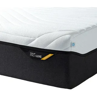 Tempur Matratze Pro Luxe® Coolquilt, Weiß, Textil, 90x200 cm, Made in Denmark, Über- und Sondergrößen erhältlich, Bezug abnehmbar/waschbar, für Hausstauballergiker geeignet, verstellbare Lattenroste schadstoffgeprüft, alternative Größen rundum abnehmbar, orthopädische Matratze, Schlafzimmer, Matratzen Shop, Matratzen, Viscoschaummatratze